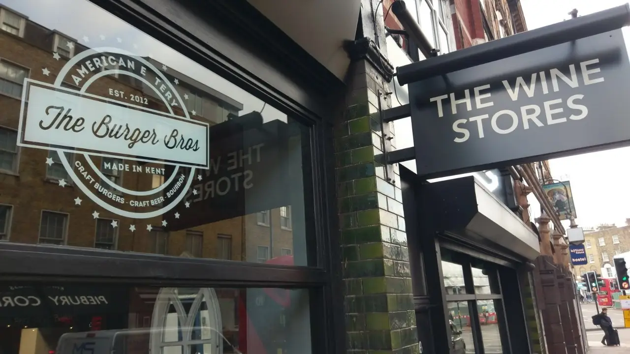 The Burger Bros @ The Wine Stores, London, 