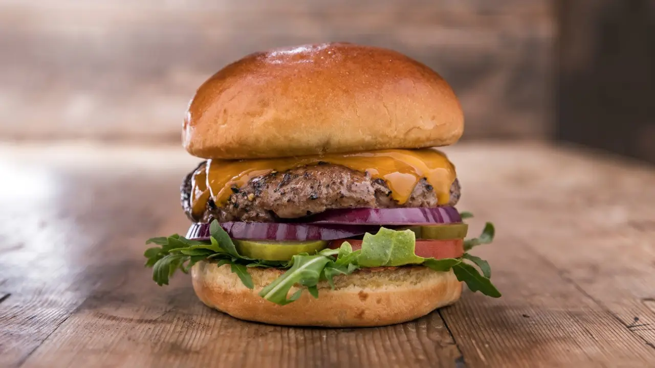 Wagyu Cheeseburger - Champps Sports Bar - Indianapolis - Maryland Street - Permanently Closed, Indianapolis, IN