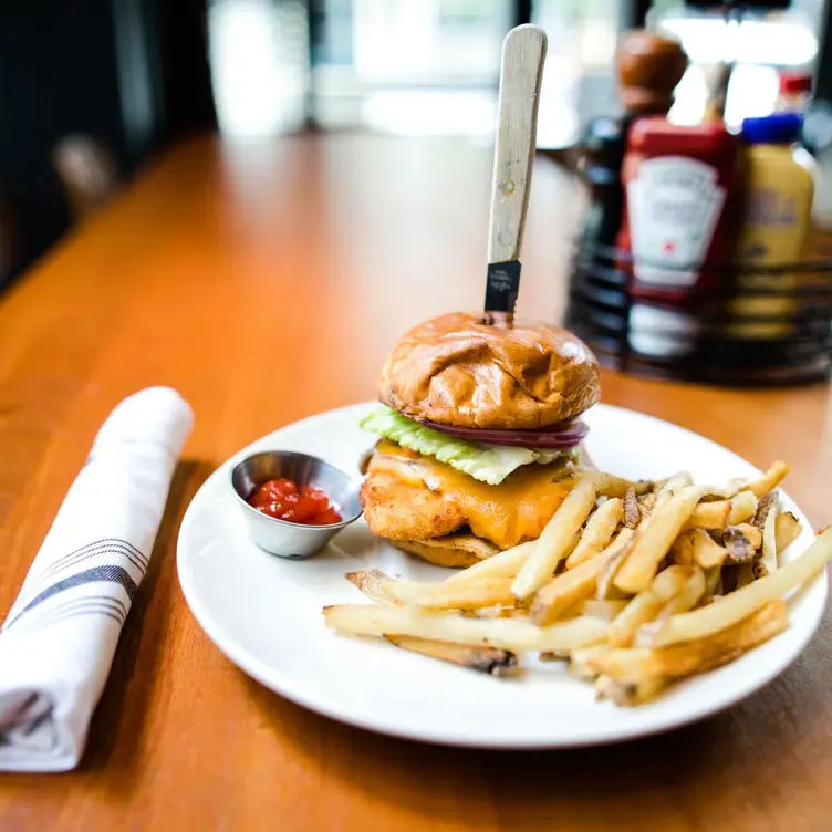 Fried Chicken Sandwich - Madison Tavern, Chicago, IL