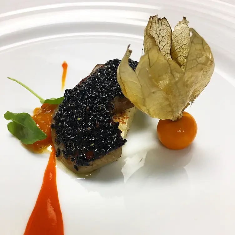 Foie Black Sesame Seed - Chef Mavro, Honolulu, HI