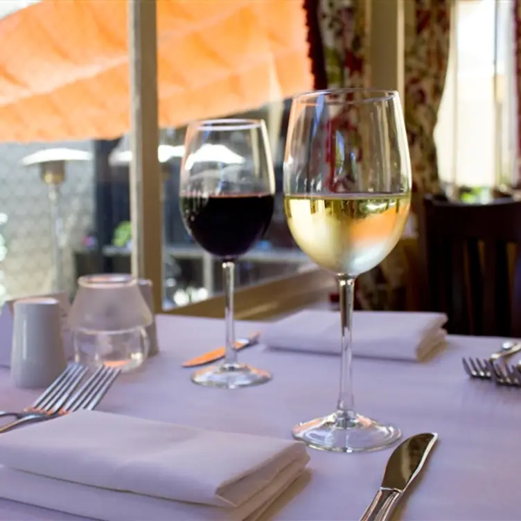 Wine glass at the table - Incontro, Danville, CA