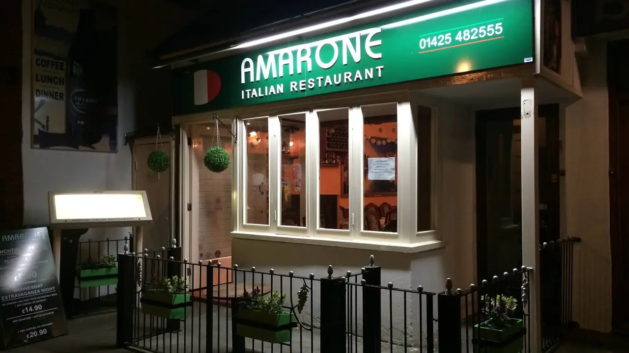 Amarone Italian restaurant, Ringwood, Hampshire
