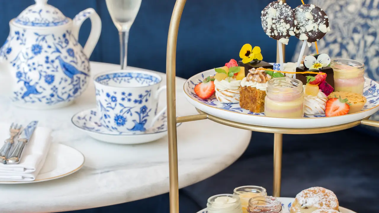 Afternoon Tea Lounge at The Tamburlaine Hotel, Cambridge, Cambridgeshire