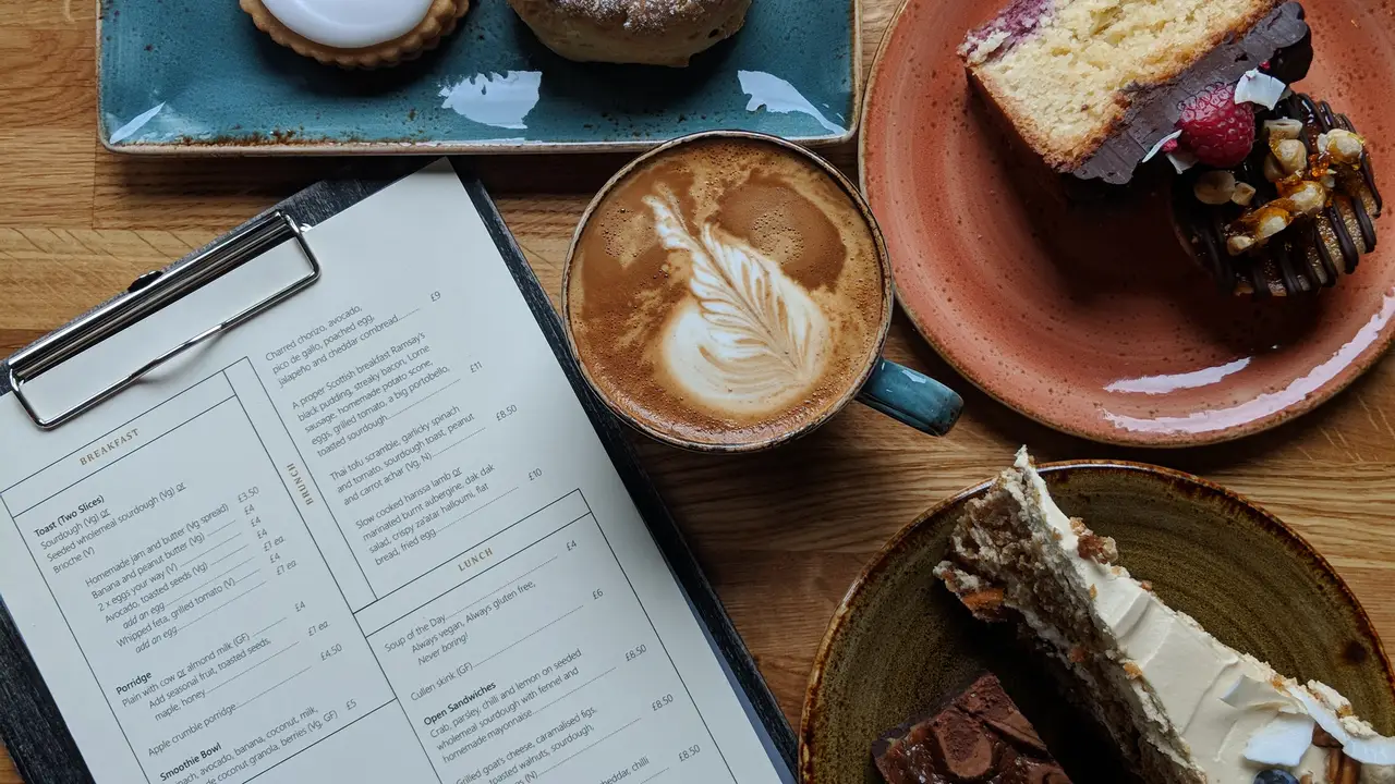 Nivens by Cafe Source Early menu, Glasgow, 