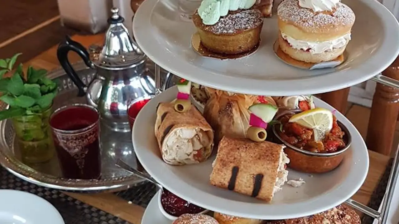 Afternoon Tea at Leila Moroccan, London, 