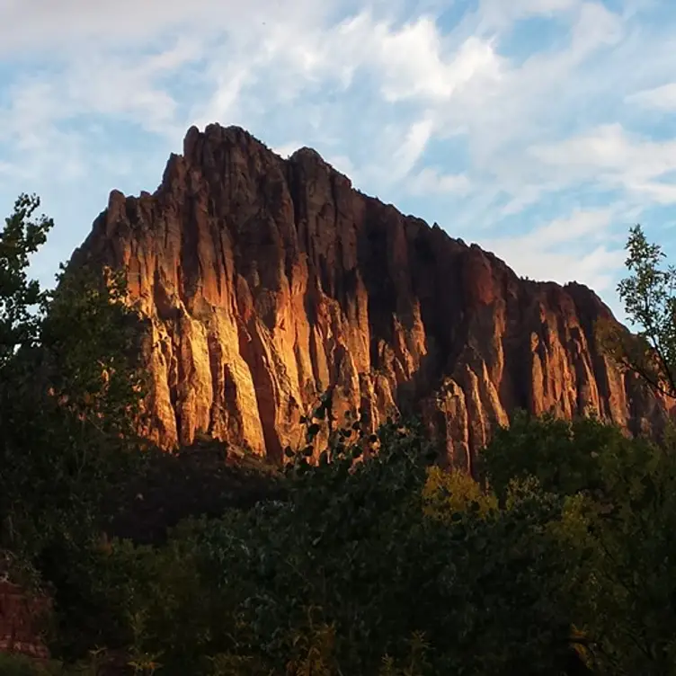 Patio View - Zion Canyon Brew Pub, Springdale, UT