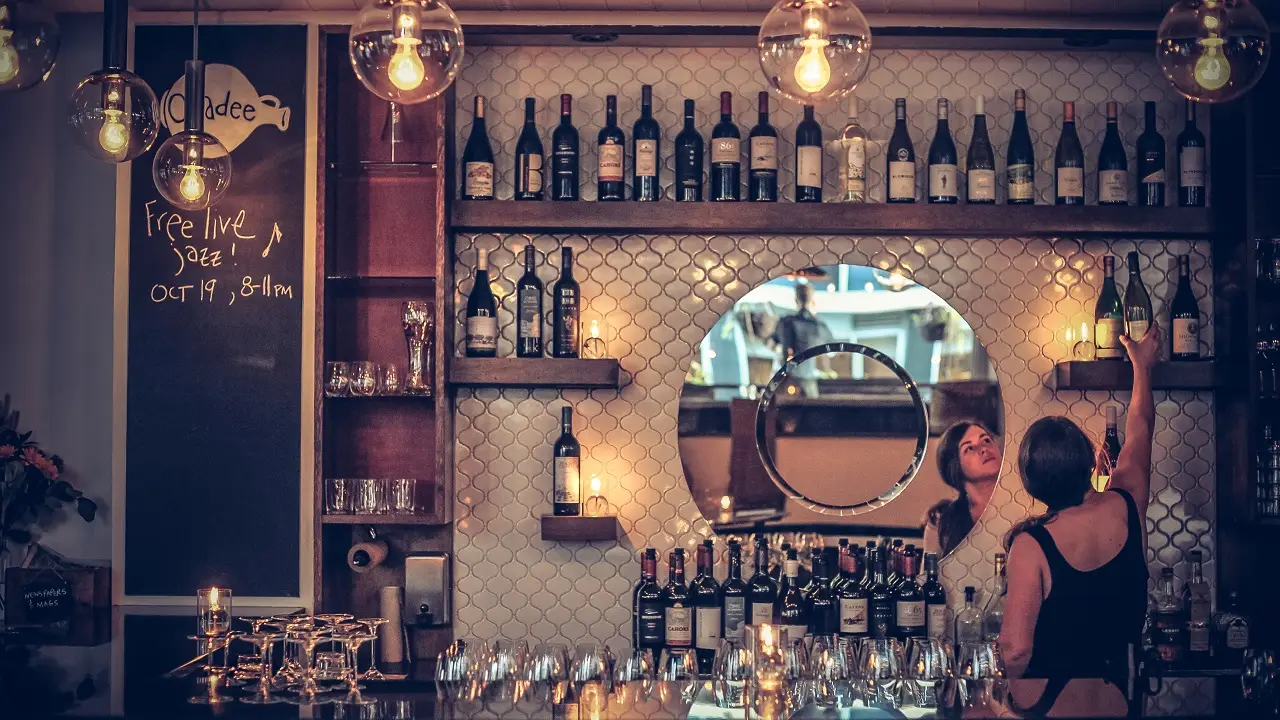 Lighting Candle - Obladee, A Wine Bar, Halifax, NS