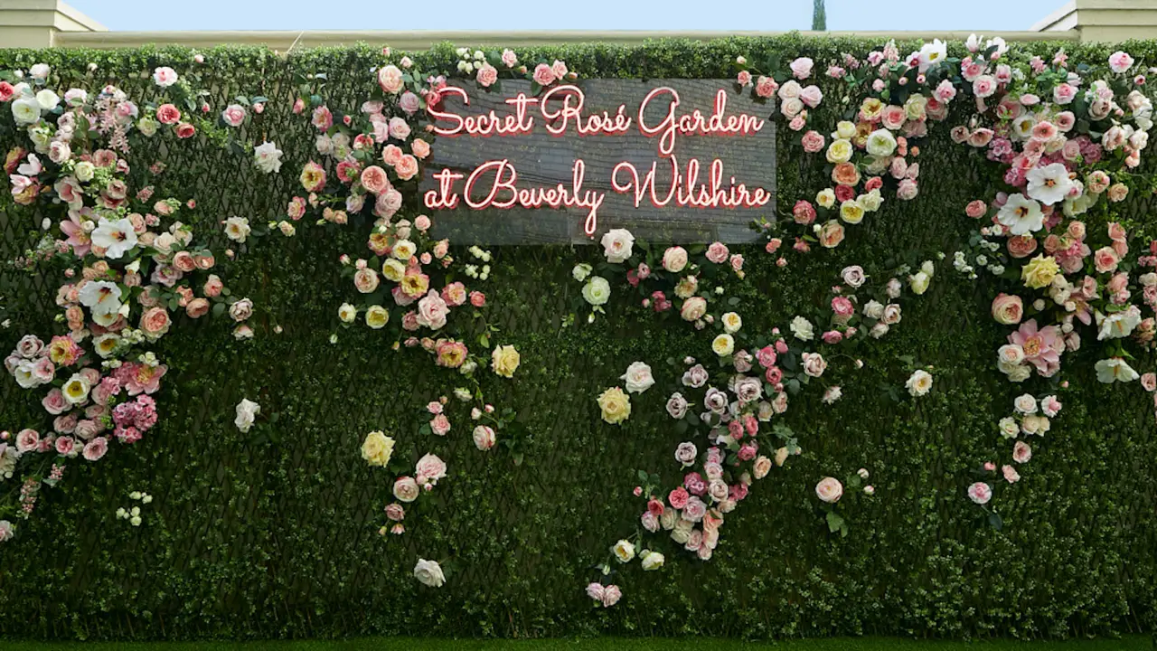The Secret Rosé Garden at Beverly Wilshire - Permanently Closed, Beverly Hills, CA