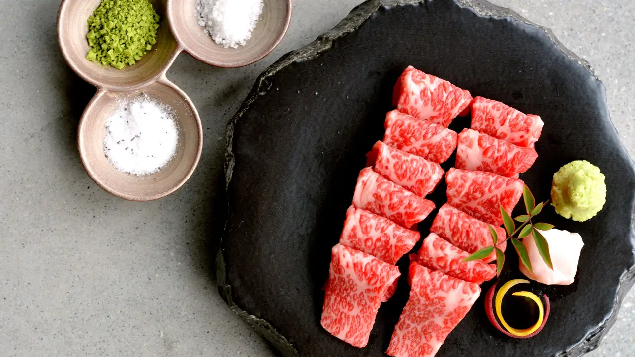 Resized A Japanese Wagyu Served With  Types Of Salt  () - District M, Sandy Springs, GA