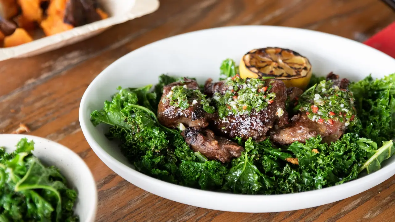Steak+and+kale - Provision Dininghouse, Austin, TX