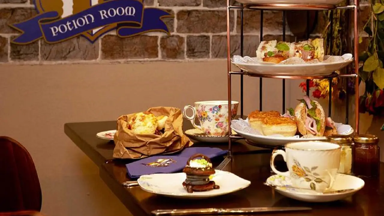 Afternoon Tea at the Potion Room, London, 