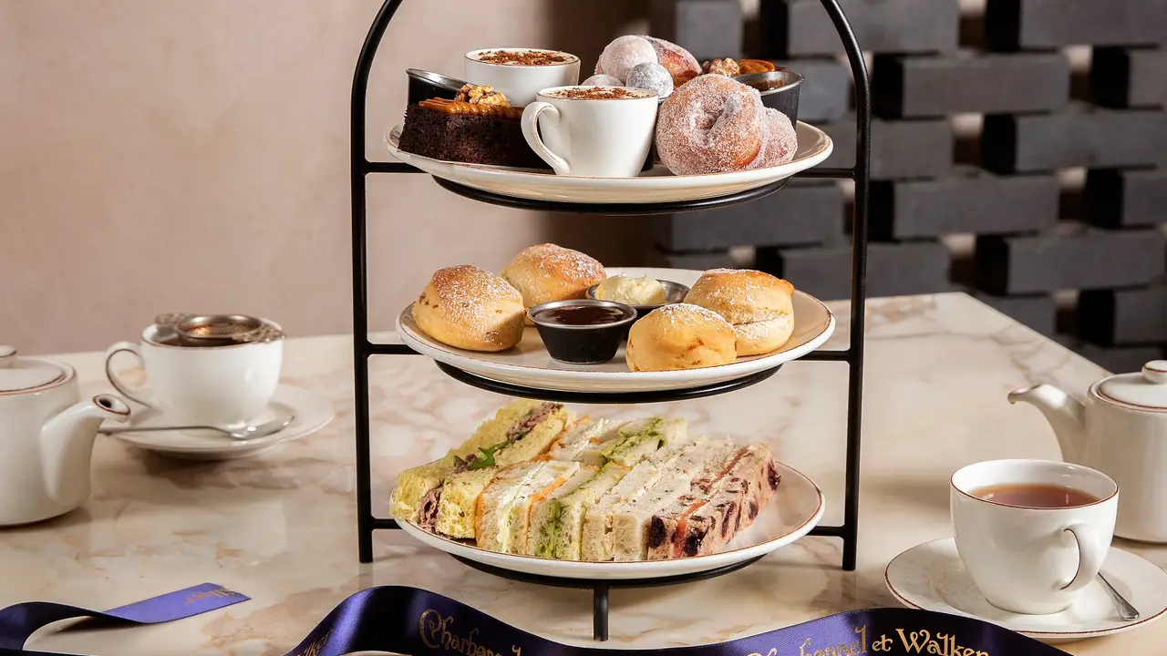 Afternoon Tea at Monmouth Kitchen, Covent Garden, London, 