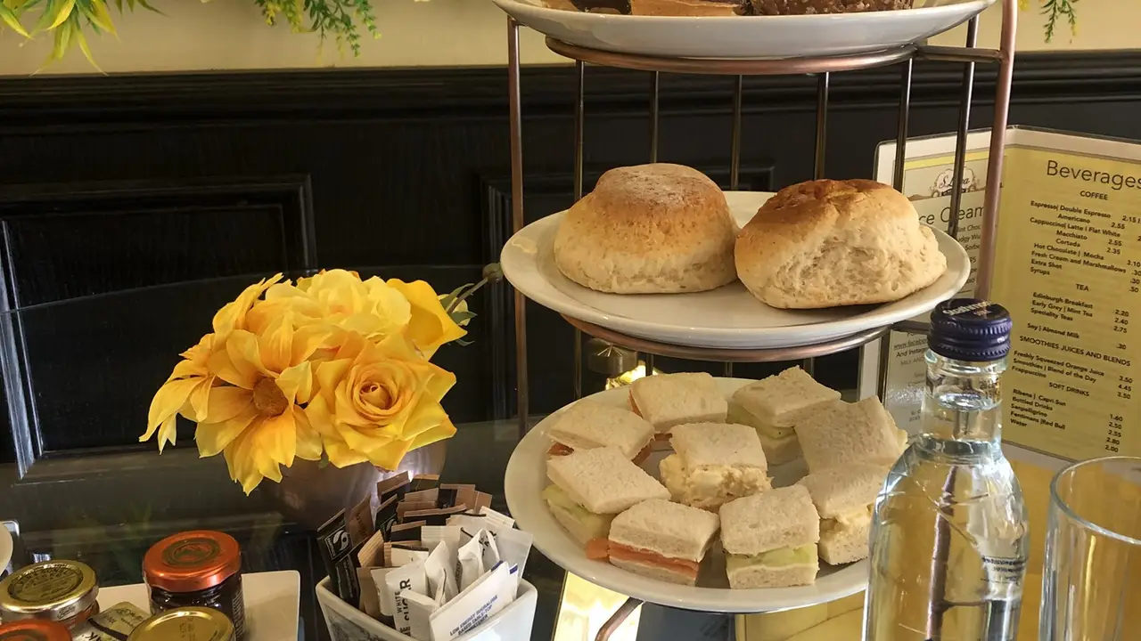 Afternoon Tea at Milk and Honey, Edinburgh, 