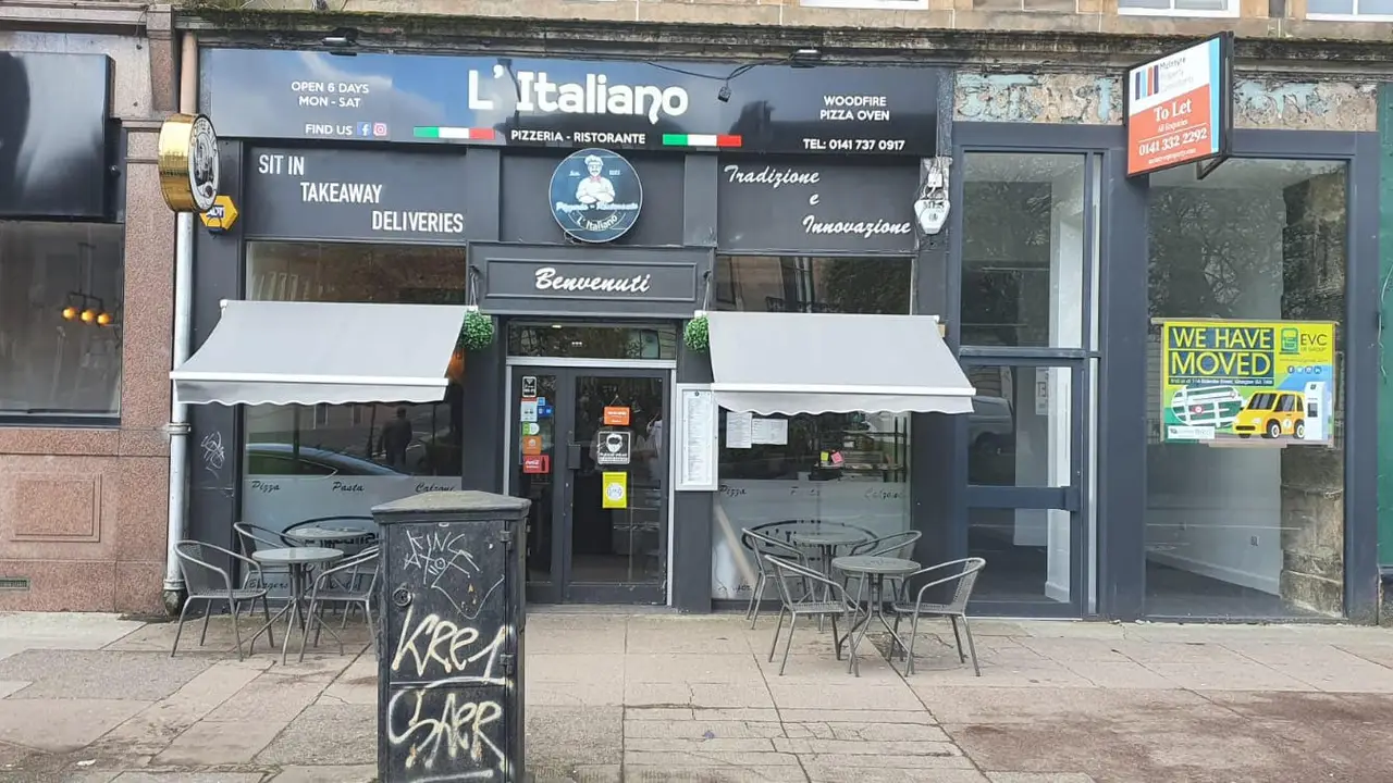 l'italiano pizzeria, Glasgow, 