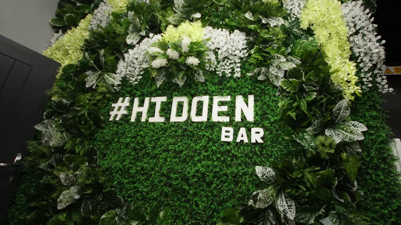 Our Amazing Flower Wall - Hidden Bar Bury, Bury, Lancashire