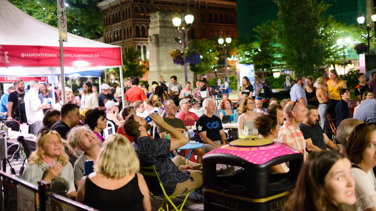 Fringe Club Patio at Hamilton Fringe Festival, Hamilton, ON