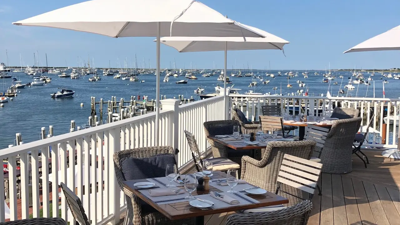 Outdoor Patio - Great Harbor Yacht Club  - Upstairs Dining Room, Nantucket, MA