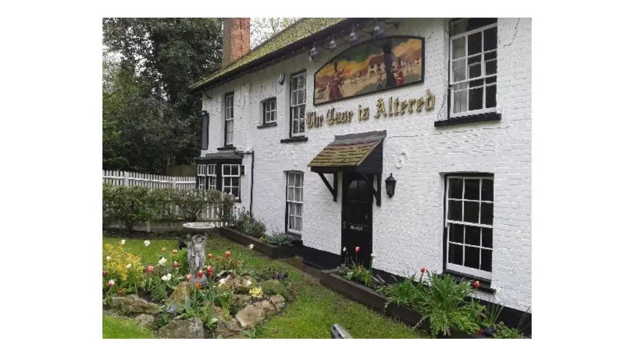 Outside entrance  - The Case Is Altered (Old Redding), Harrow, Middlesex