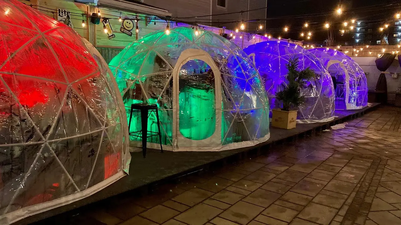The Pour Yard Igloo Village, Quincy, MA