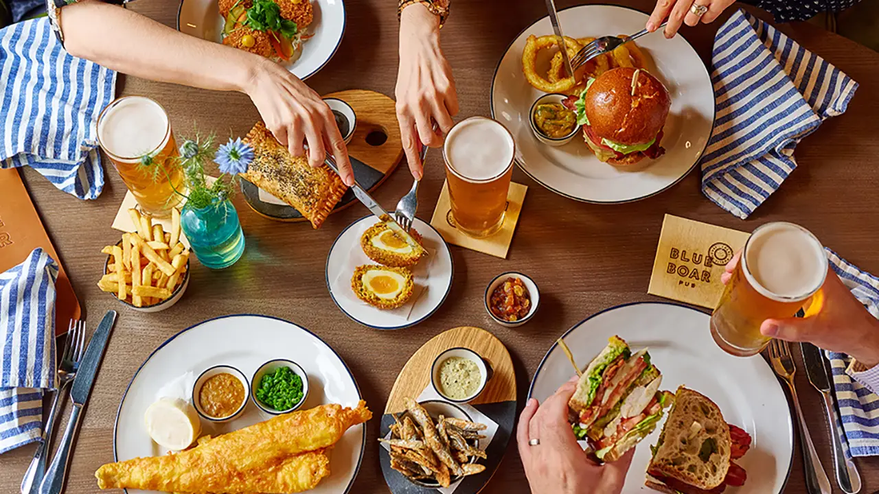 Blue Boar Pub, London, 