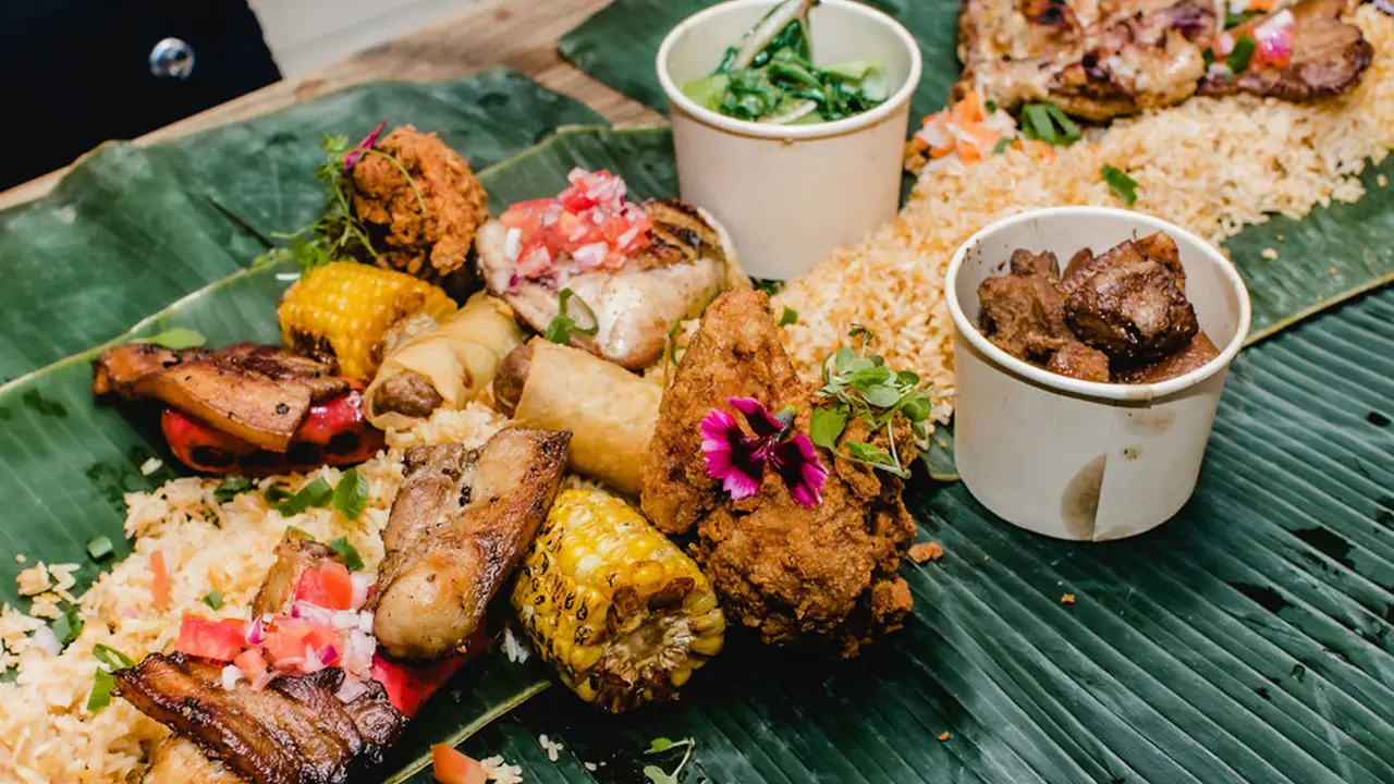 Boodle Fight at Lola's - Lola's Fillipino Diner, East Victoria Park, AU-WA