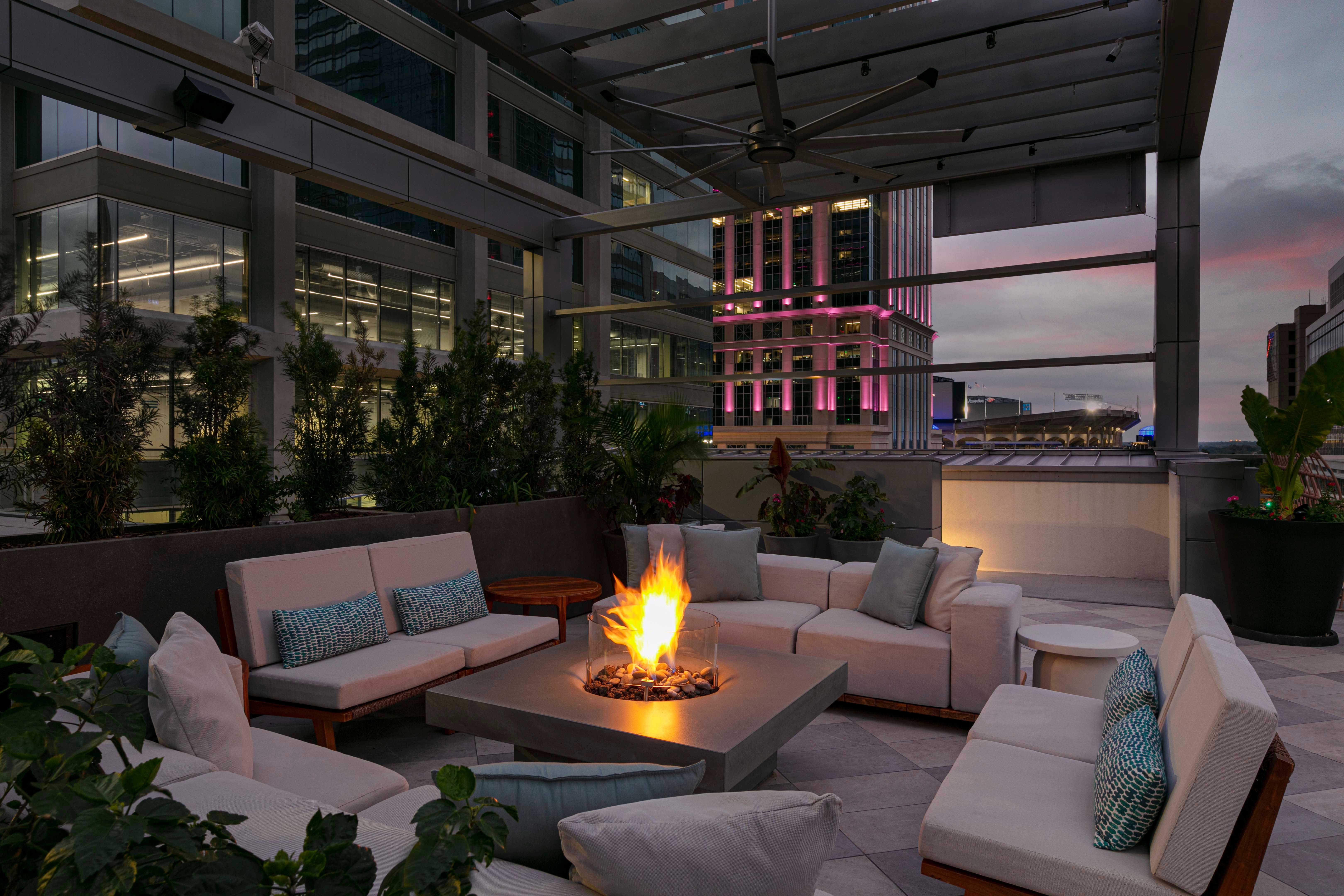 Aura Rooftop interior