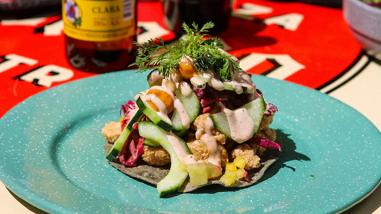 Taco San Blas, el clásico de chicharrón de pescado - Con Vista al Mar - Jalapa, Ciudad de México, CDMX