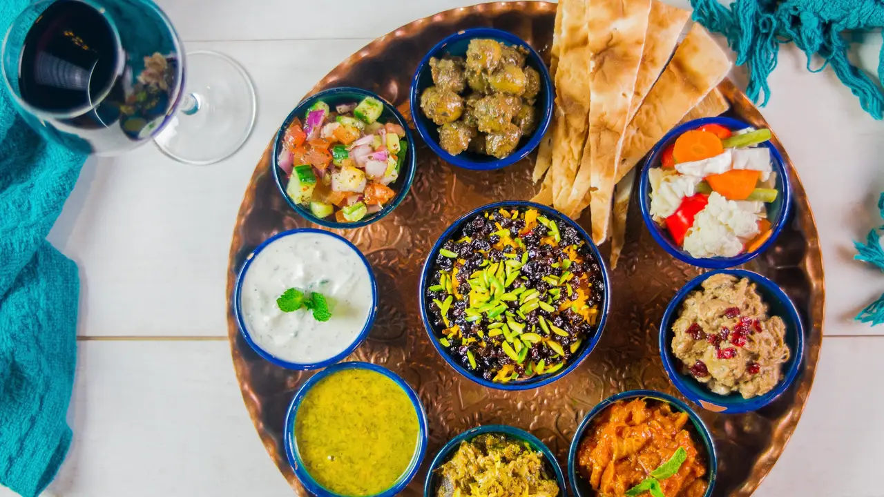 Naaz Tasting Platter ( Vegetarian ) - Naaz Persian Cuisine, Adelaide, AU-SA
