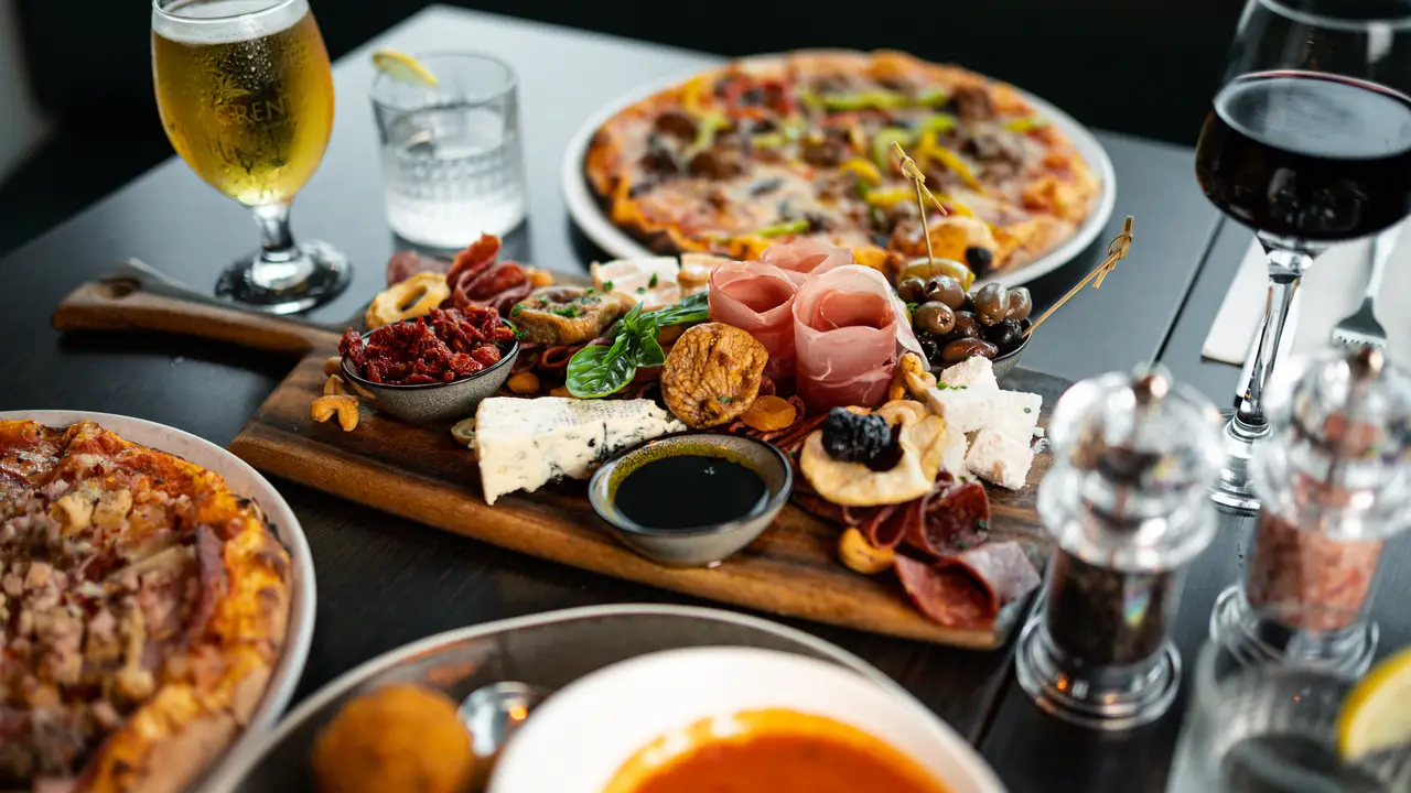 Antipasto, pizza, arancini and house beer - Crento Italian Glebe, Glebe, AU-NSW
