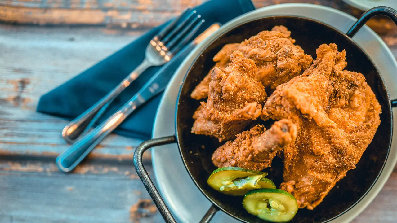 Honey Dusted Fried Chicken - Tupelo Honey  - Sandy Springs, Atlanta, GA