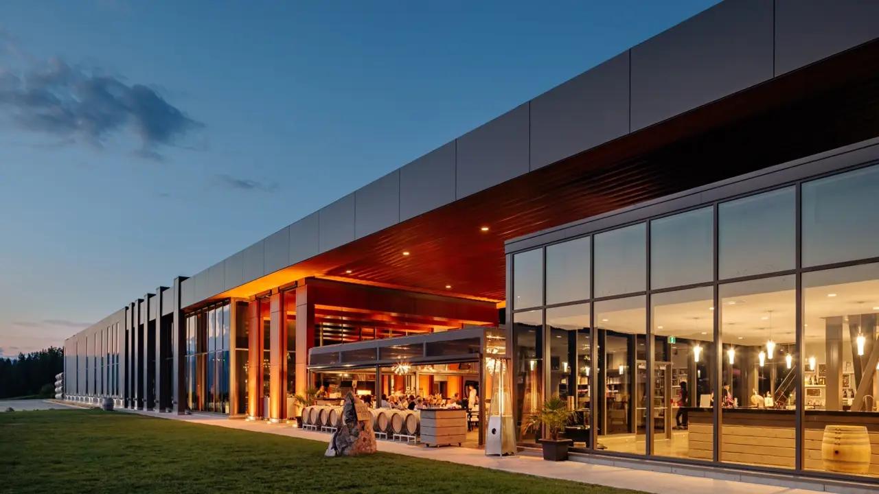 BLOCK ONE Restaurant at 50th Parallel Winery, Lake Country, BC