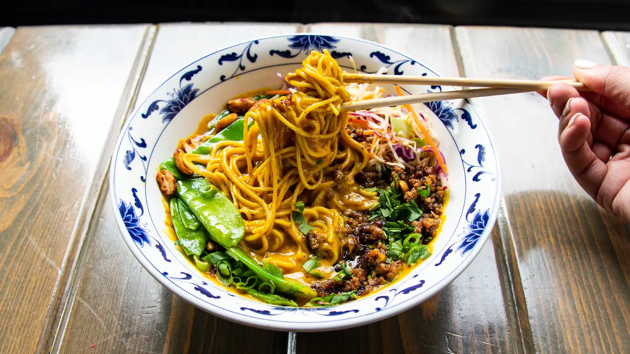 JenChan's Restaurant Coconut Curry Noodles - JenChan's, Atlanta, GA