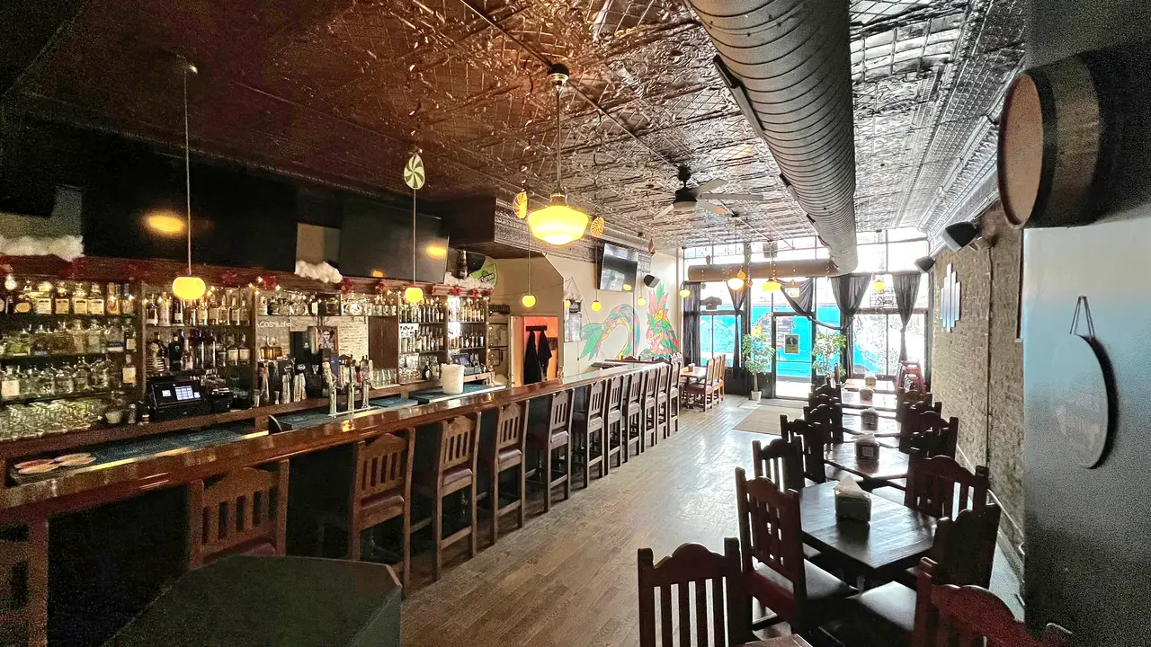 Aztec Dave's features a rustic and homey ambiance - Aztec Dave's Cantina, Chicago, IL