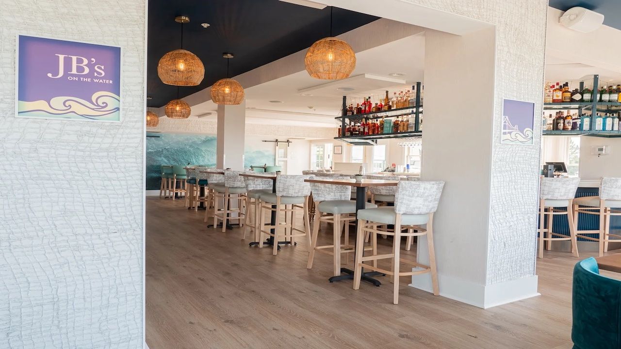 jb's on the beach dress code Water Restaurant - Jamestown, RI donut_first_birthday Off Shoulder Mermaid Hem Select a Color:Cashew