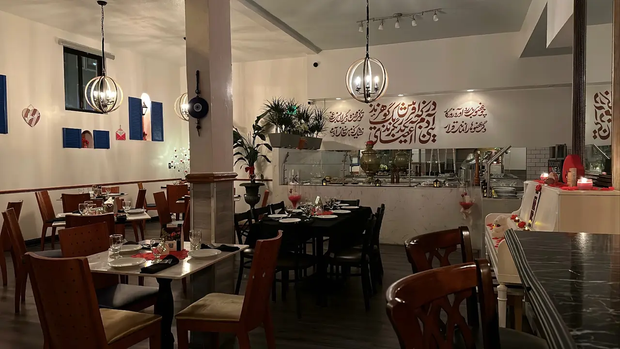 Interior seating - Persian Nights, Oakland, CA