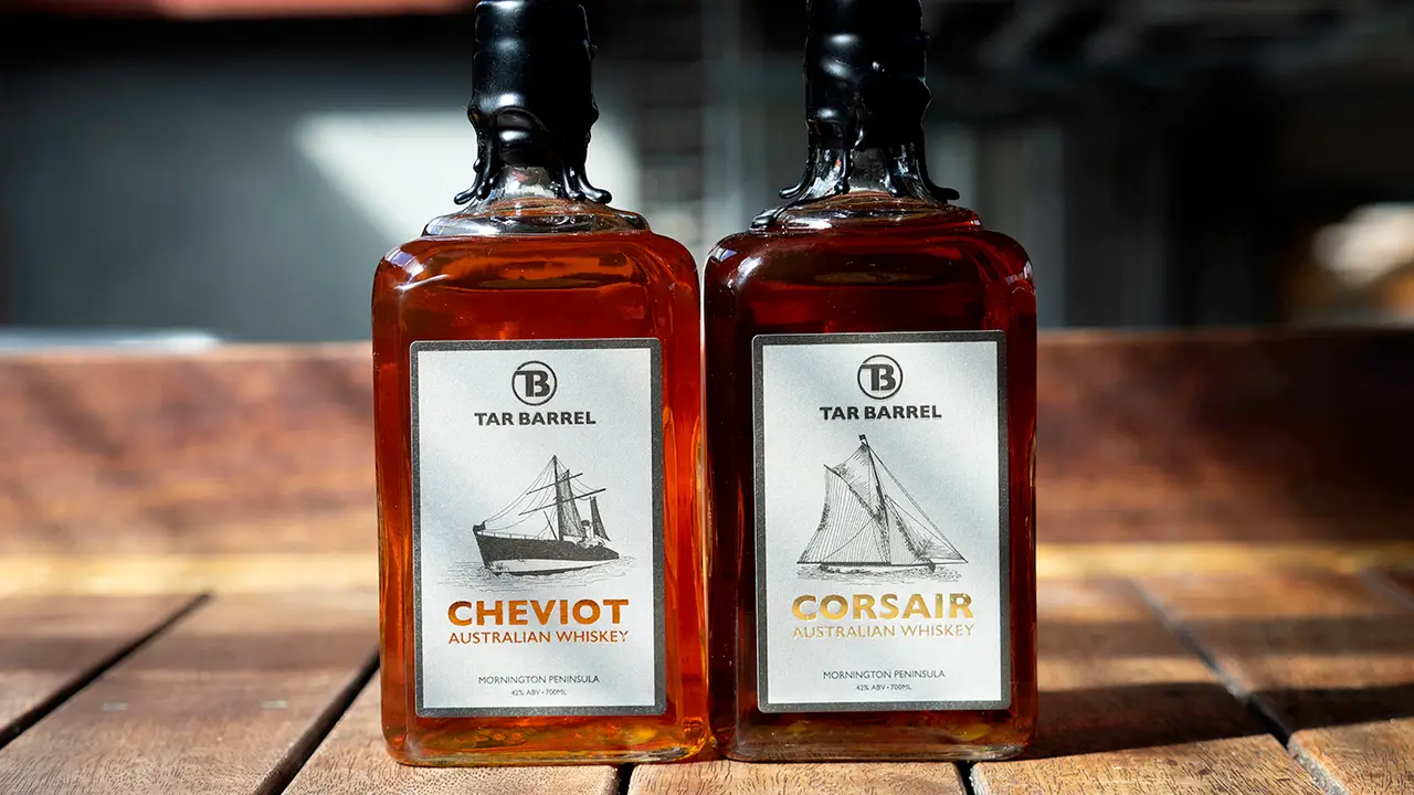 Mornington Peninsula's First AUSTRALIAN WHISKEY - Tar Barrel Brewery & Distillery, Mornington, AU-VIC