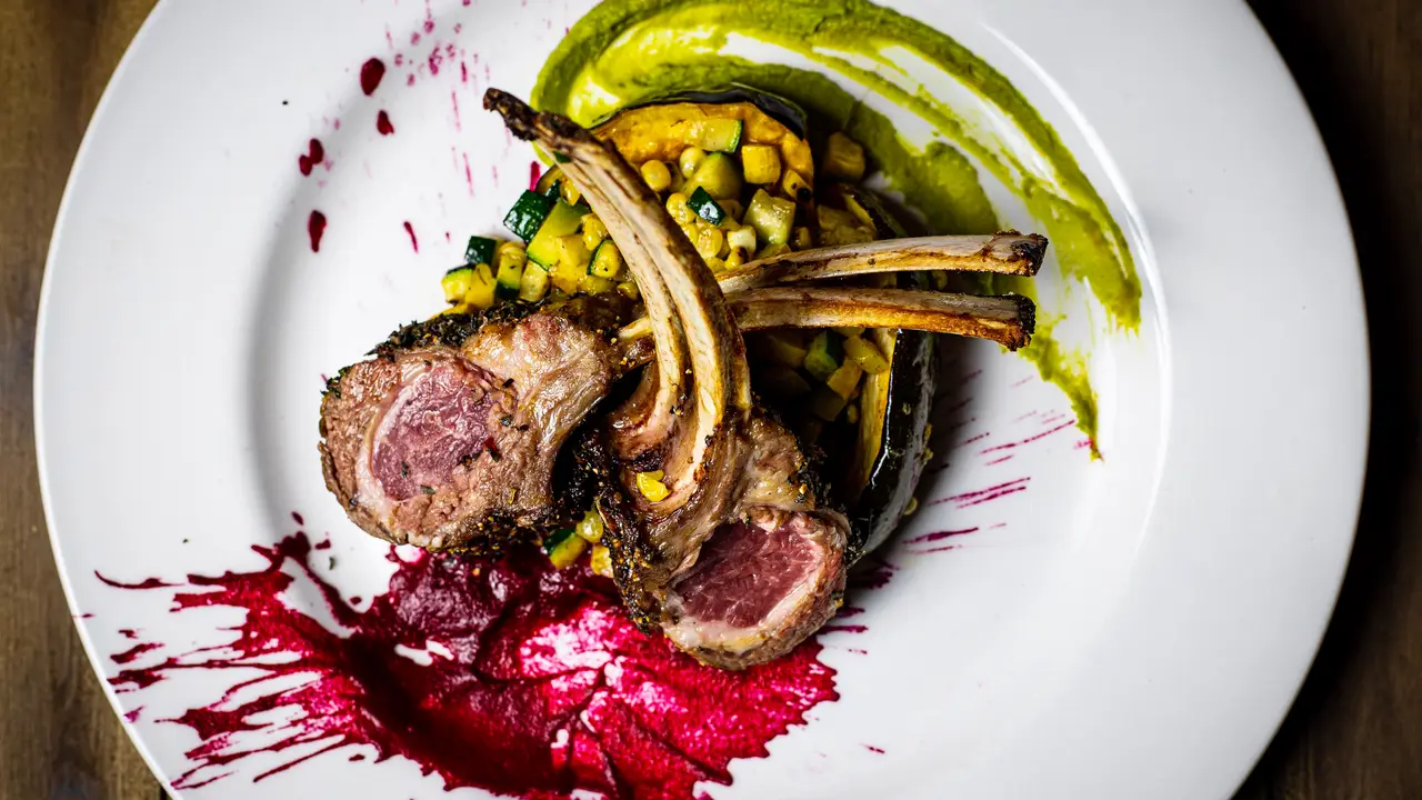 Herb Crusted Lamb Chops - The Blackberry Brasserie, Rogers, AR
