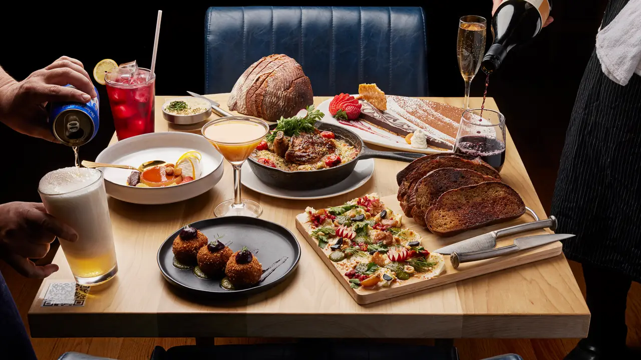 Brasserie by C&amp;C dinner spread - Brasserie by C&C, Chicago, IL