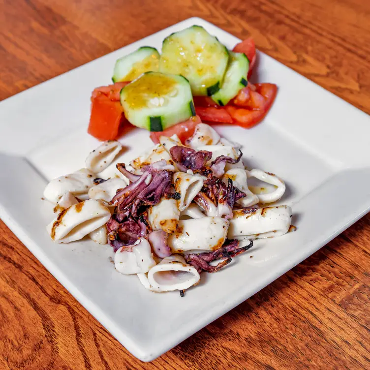 Traditional Grilled Calamari - Athena Grill, Santa Clara, CA