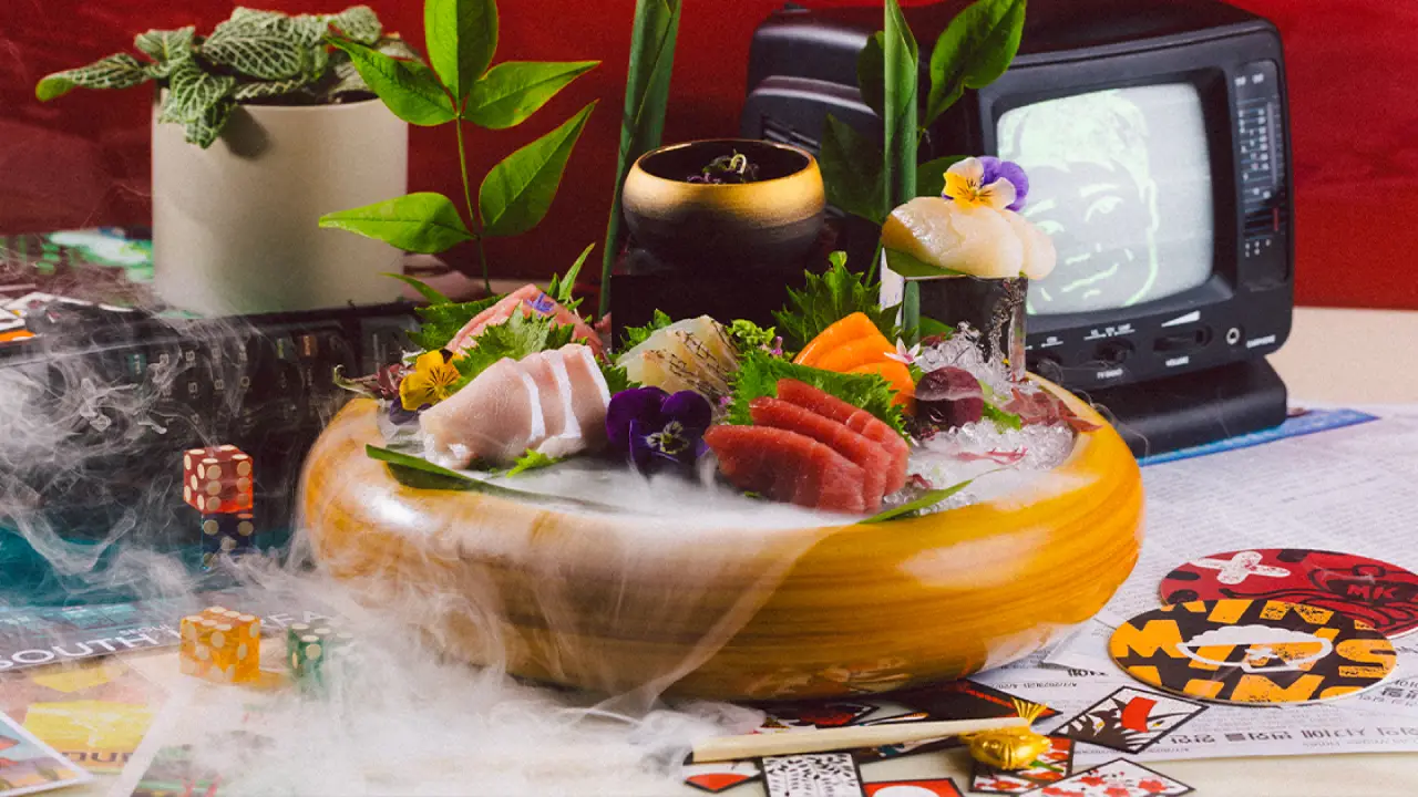 Sashimi Sample Plate - Min's Test Kitchen - Wynn Las Vegas, Las Vegas, NV