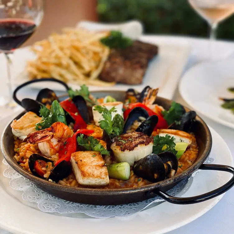 Seafood Paella - Bayside Restaurant, Newport Beach, CA