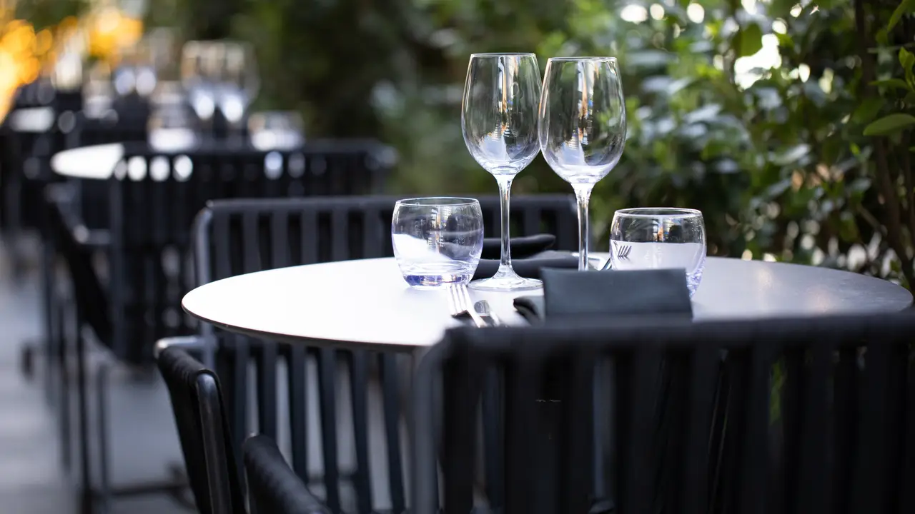 At the Hampshire Lounge Bar - The Terrace by Pommery, London, Greater London