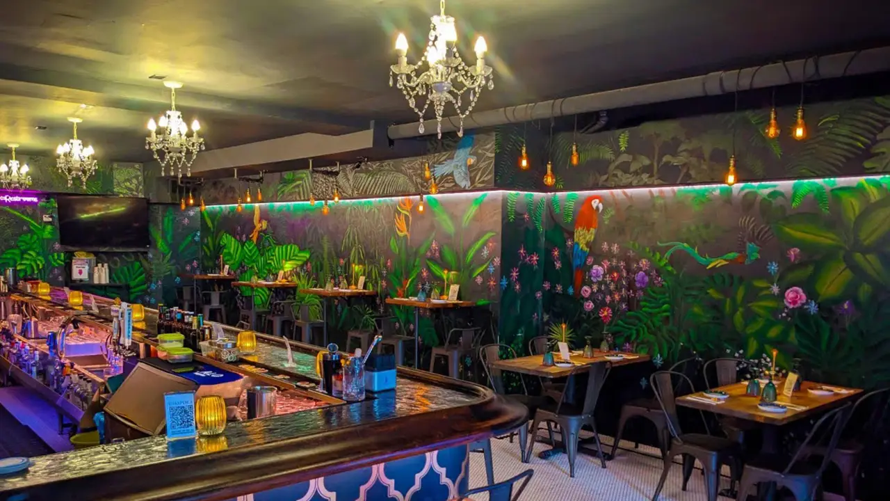 The bar area at La Diáspora - La Diáspora Bar & Restaurant, New York, NY