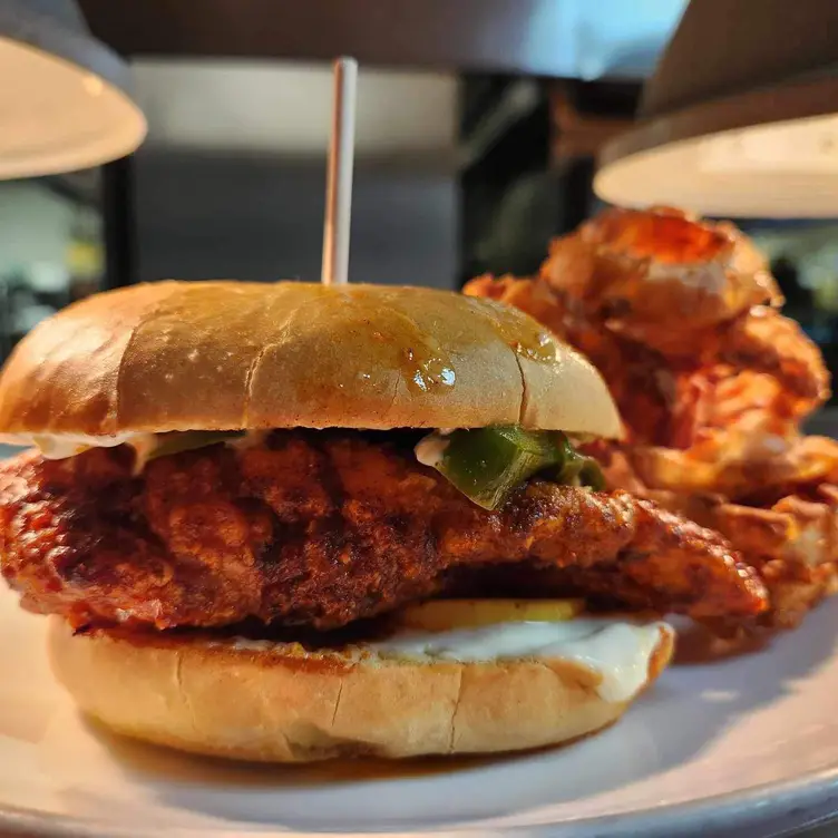 Packard's Hot Chicken Sandwich - Packard's New American Kitchen, Oklahoma City, OK