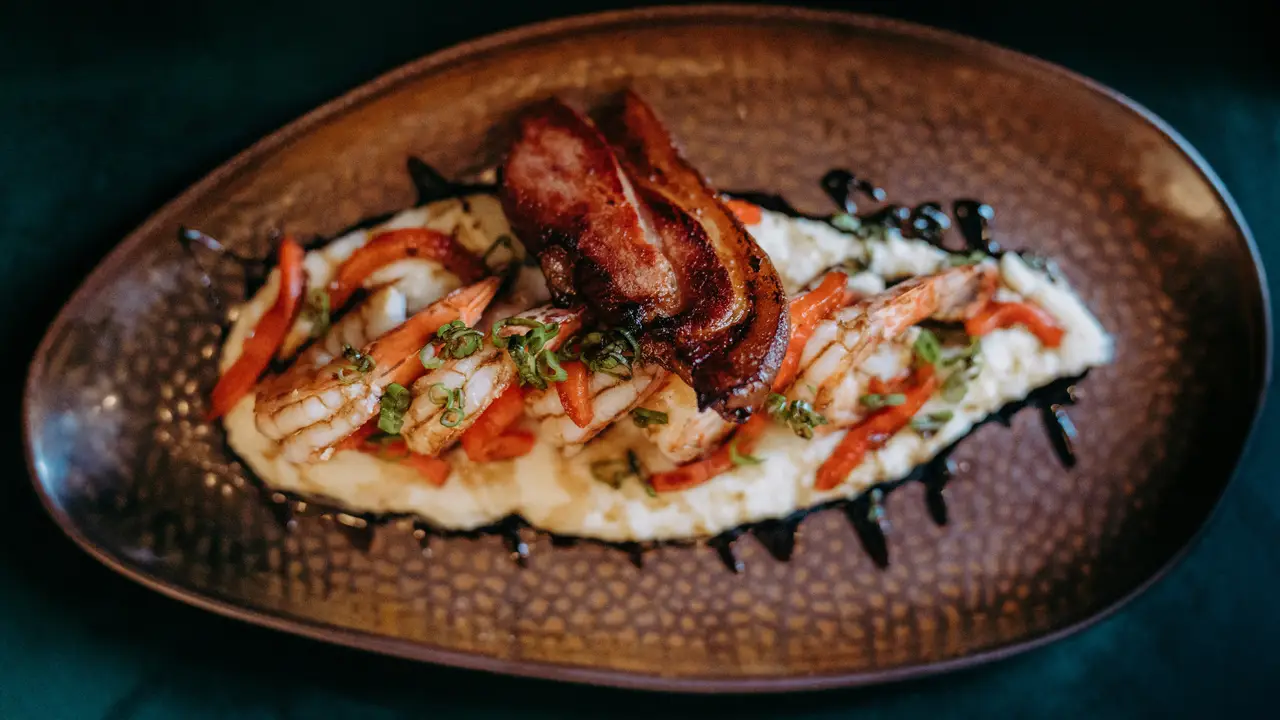 Shrimp &amp; Grits - Alchemy Bar + Kitchen, Pittsburgh, PA