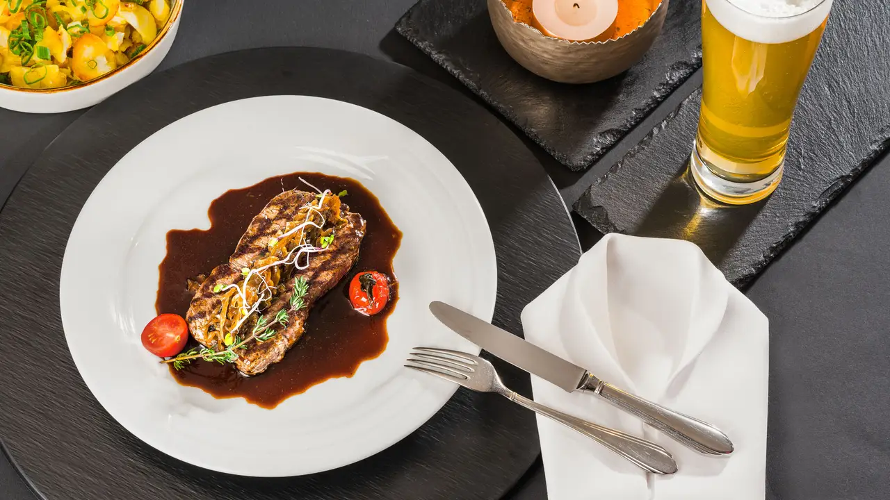 Unser leckerer Rostbraten mit Bratkartoffel - Eisseles RSK, Esslingen, BW