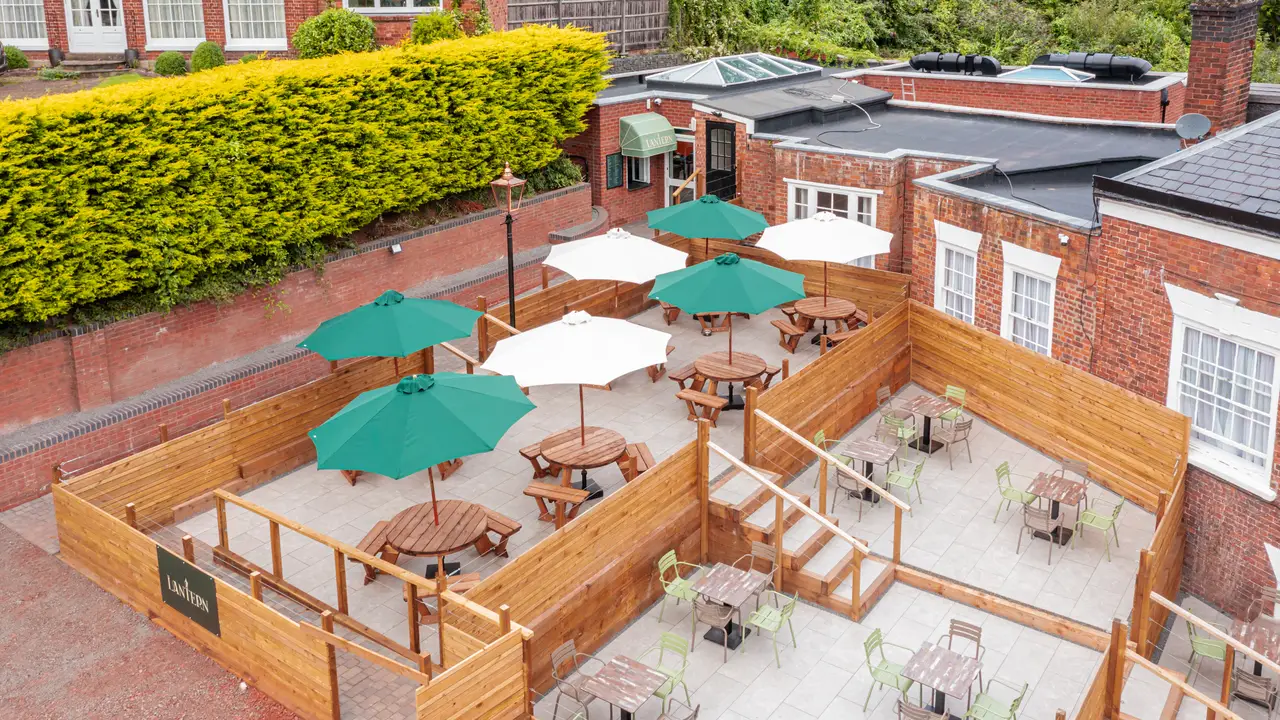 The terrace - The Lantern, Malvern, Worcestershire