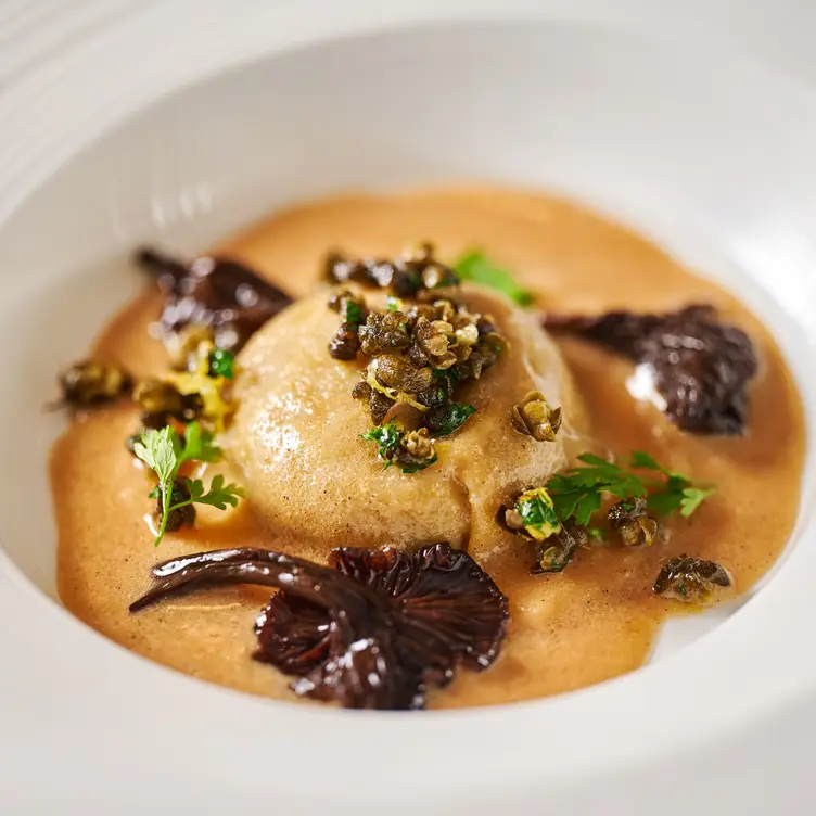 Chanterelle Ravioli - Box Tree Restaurant, Ilkley, West Yorkshire