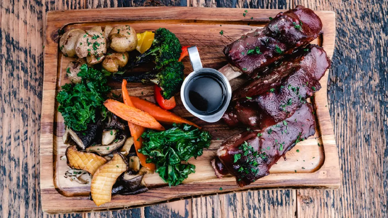 Beef Back Ribs - The Bear, The Fish, The Root & The Berry, Osoyoos, BC