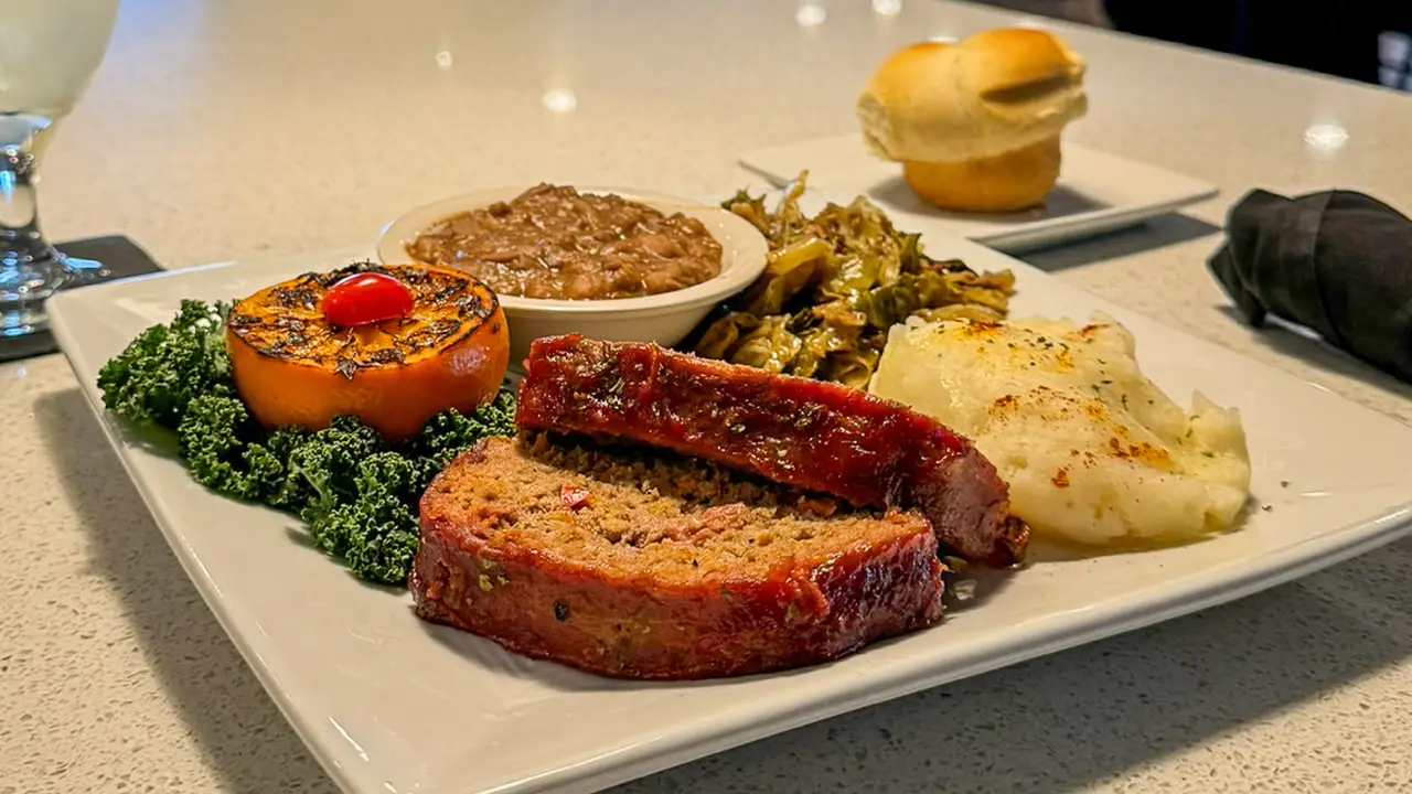 Meatloaf Monday - Camp David Restaurant - Soul Food Lunch, Little Rock, AR